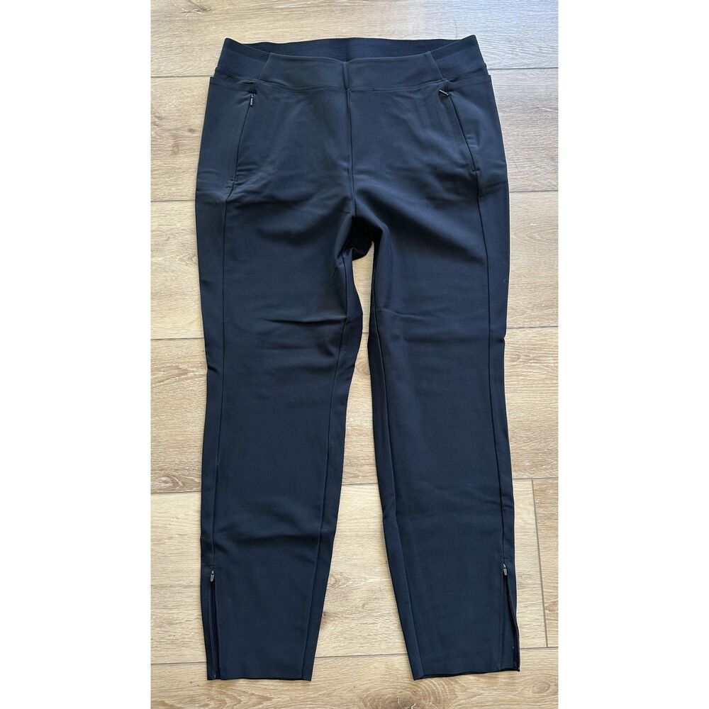 Athleta Women's Trouser Tights Leggings Size 18 Black EUC!